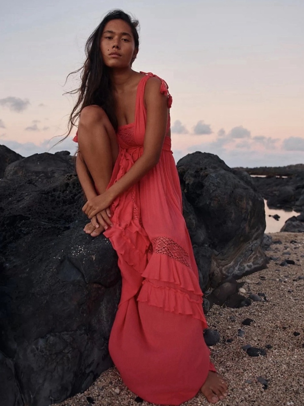 VGUC size Small Free People Santa Maria Maxi dress